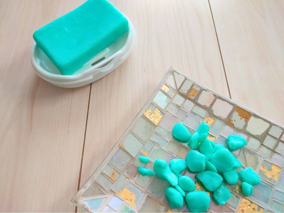 【セリア】ウタマロ石けんを上手に使い切る！洗濯石けん用部分洗いネット