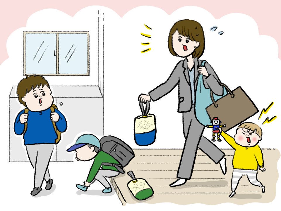 両親の援助なしで、子ども3人育てながらママがフルタイム勤務って、無謀でしょうか？みんなどうしてますか？