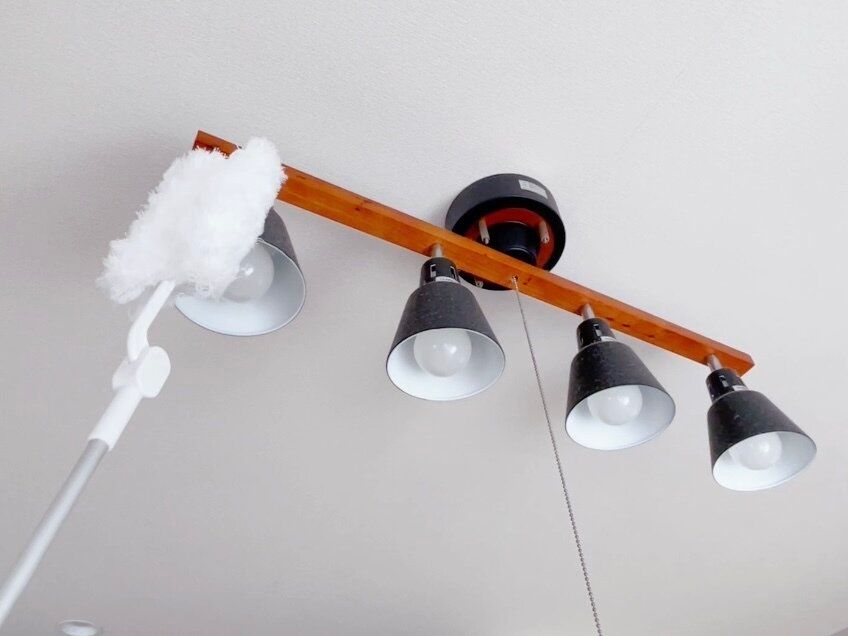 【イオン】高いところもサッとひと拭き！ホームコーディの伸縮式モップ！