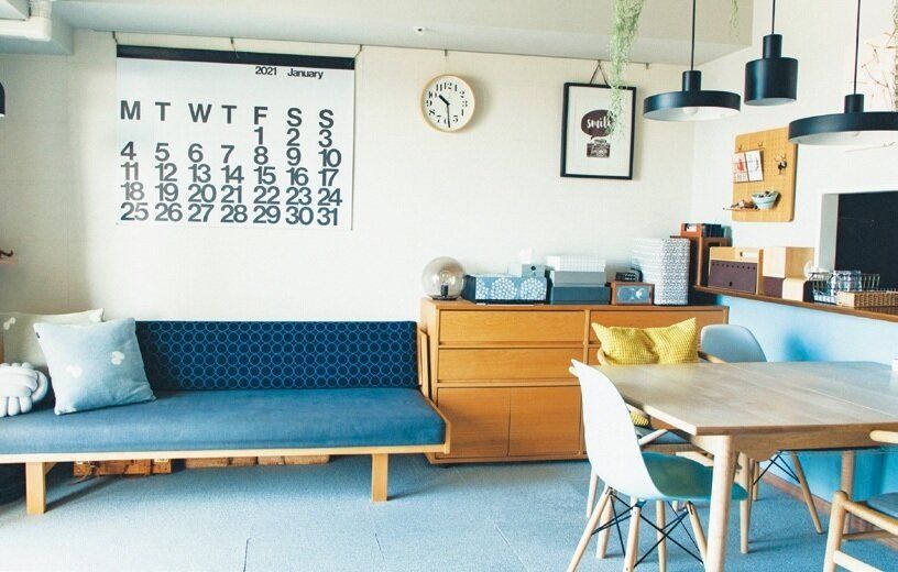 〈北欧スタイル〉『お絵描きだってアート』『グリーンも壁飾りに』