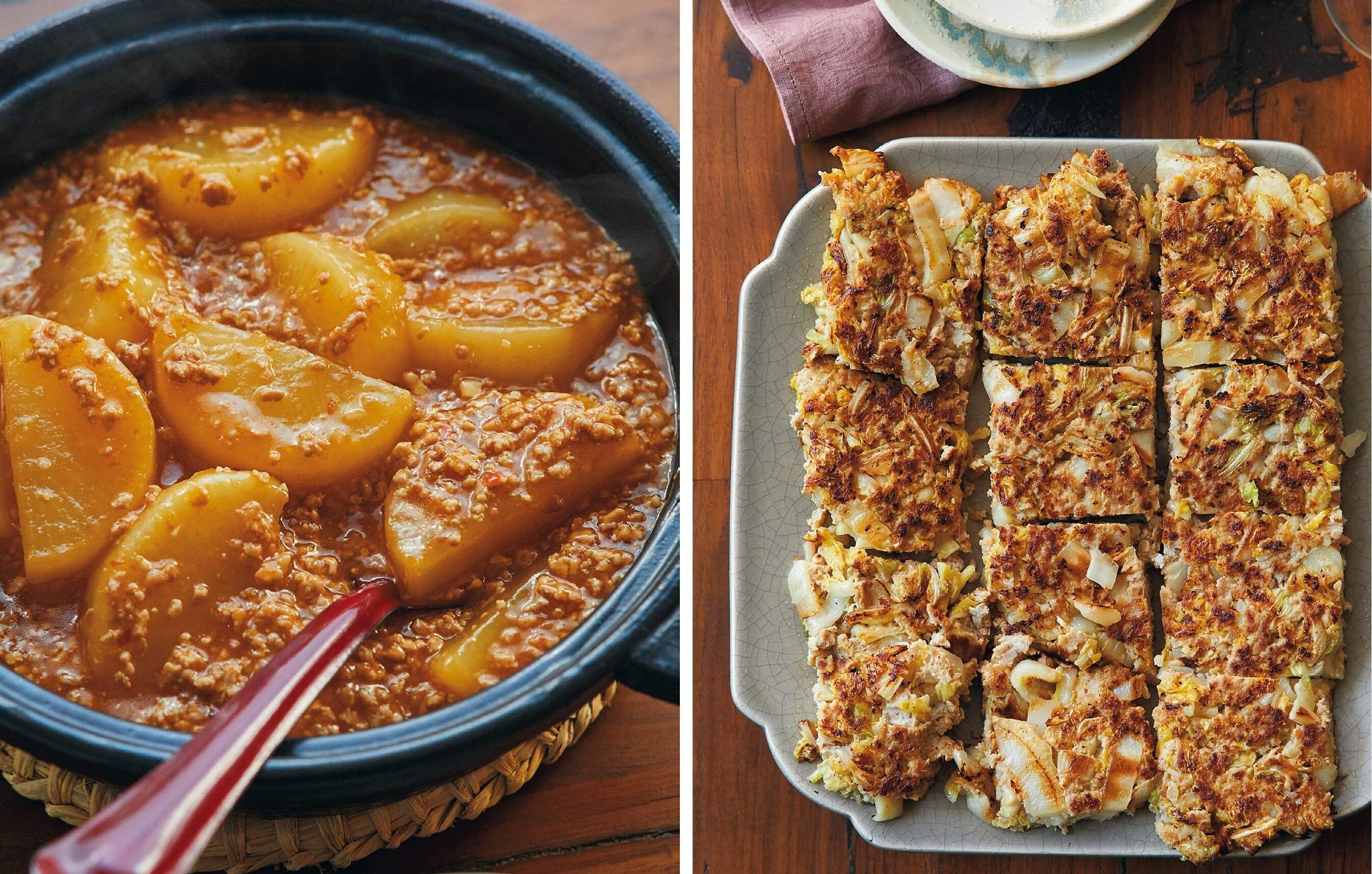 下ごしらえした『ゆで大根』と『塩白菜』で時短！すぐ作れるメインおかず