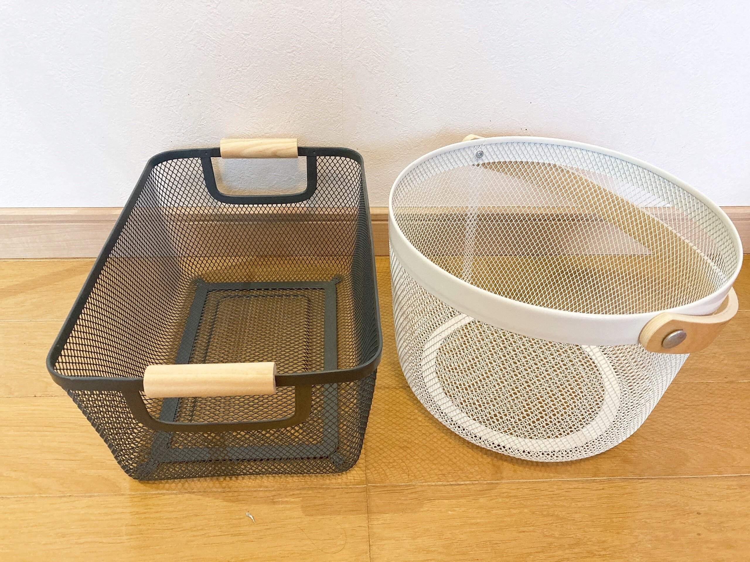 【ダイソー】見つけたら即買い！何を入れてもおしゃれに見えるコスパ最高「ワイヤーカゴ」