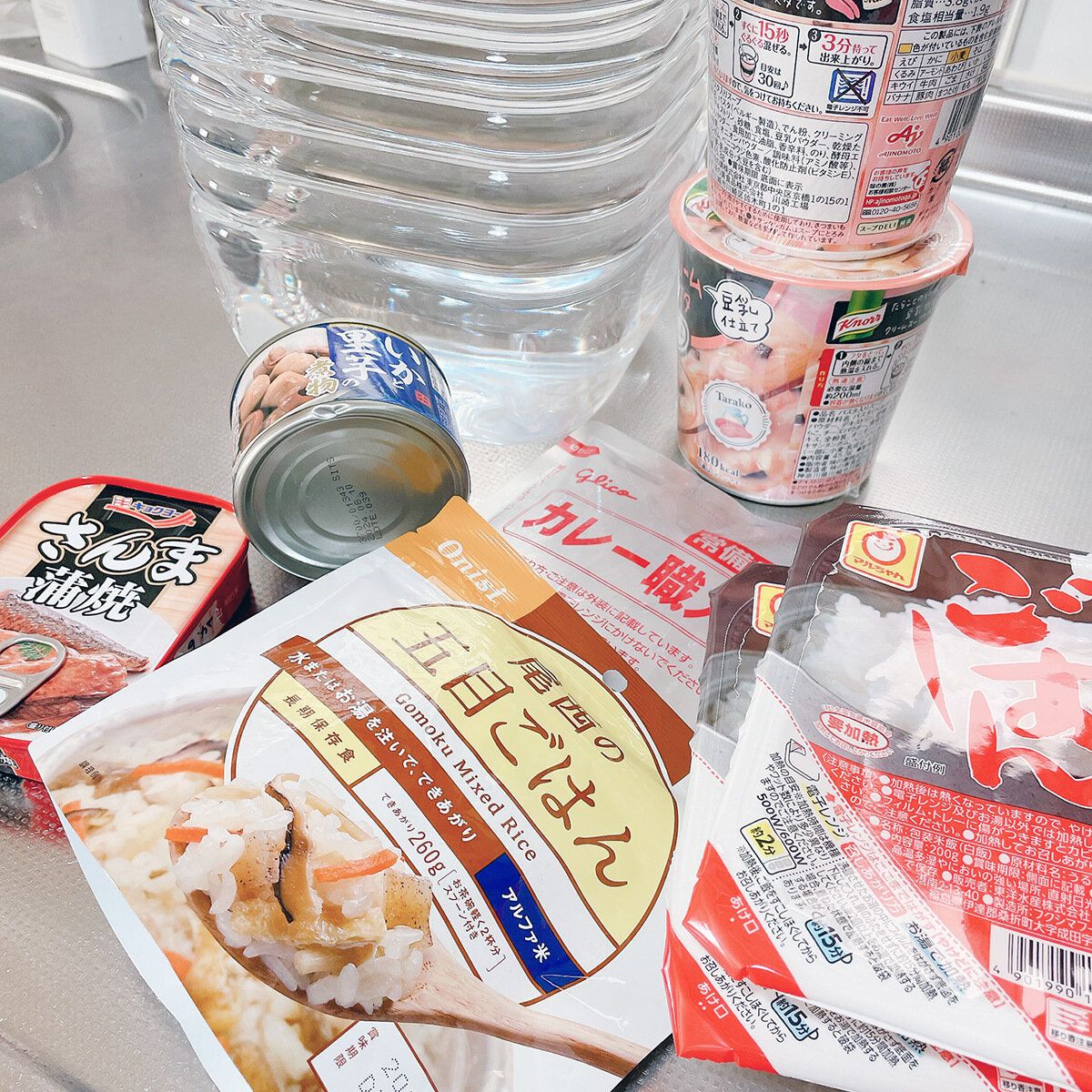 なにがどれくらい必要？非常食の考え方