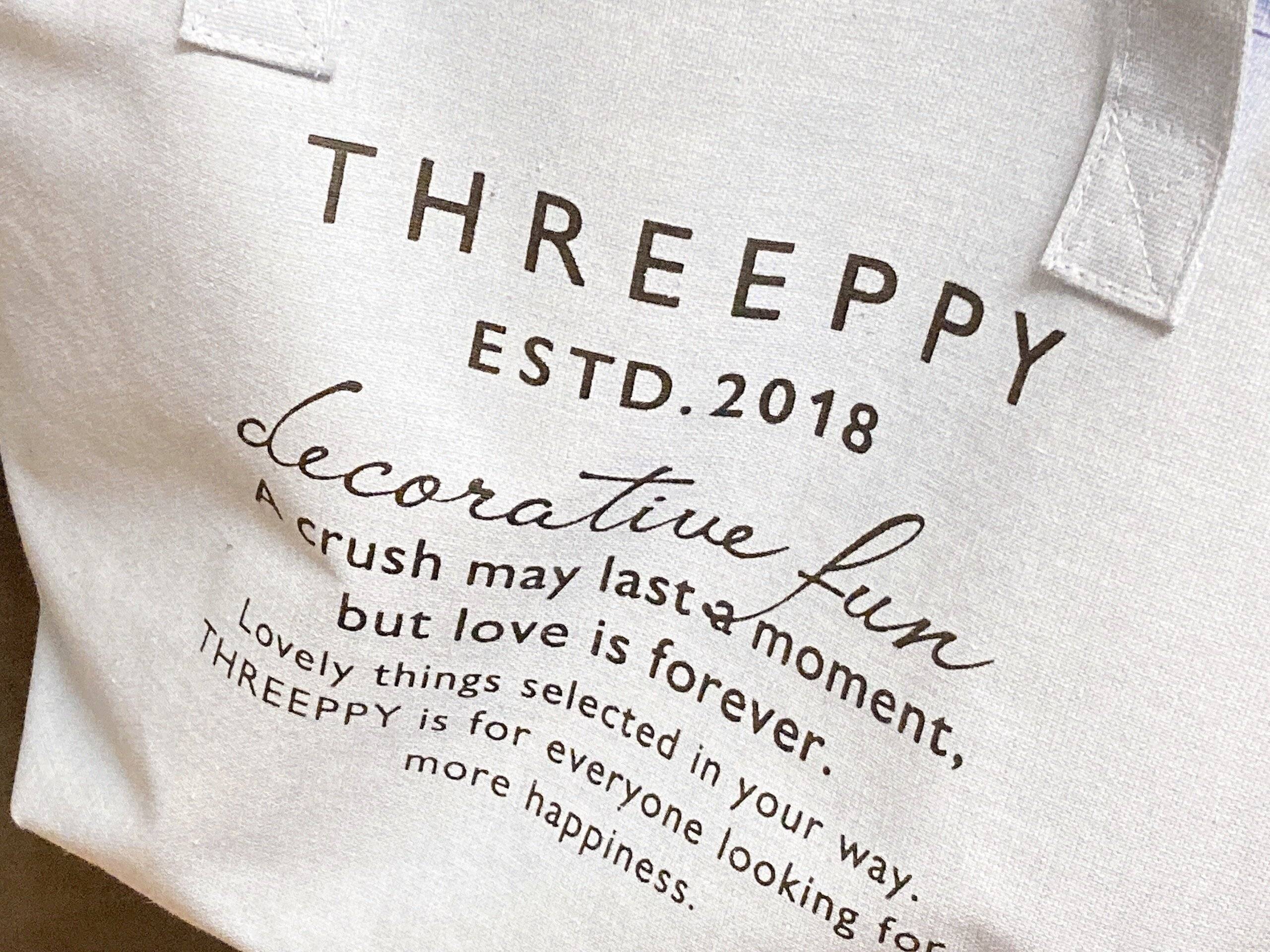 【THREEPPY（スリーピー）】ごめんなさい！かわいいだけだと思ってたけど実は優秀だったアイテム3選