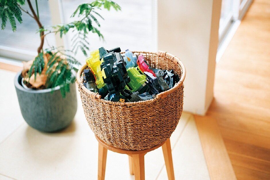 散らかる物はひとまとめ、上手なモチベアップ！元・片づけ下手ワーママの「続く片づけ」