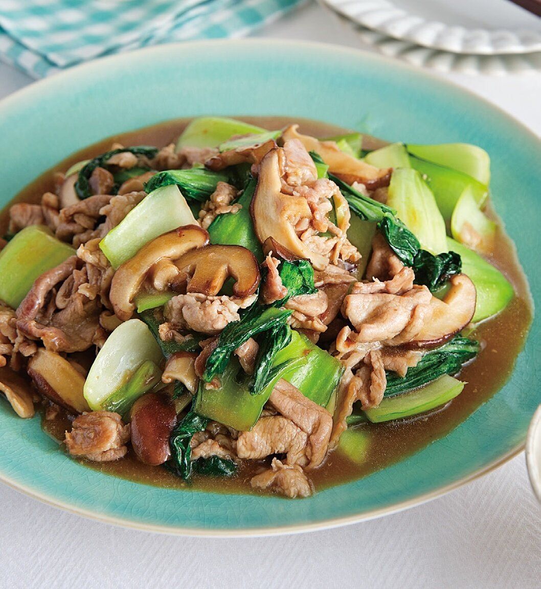 食べ応え満点でご飯が進む「豚肉レシピ」！フライパン蒸ししゃぶ梅ポン酢ソース＆豚こまと青梗菜のオイスターソース炒め