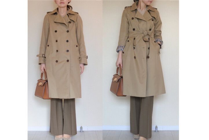 ちょっとの工夫で一気に垢抜ける！トレンチコートの上手な着崩し方
