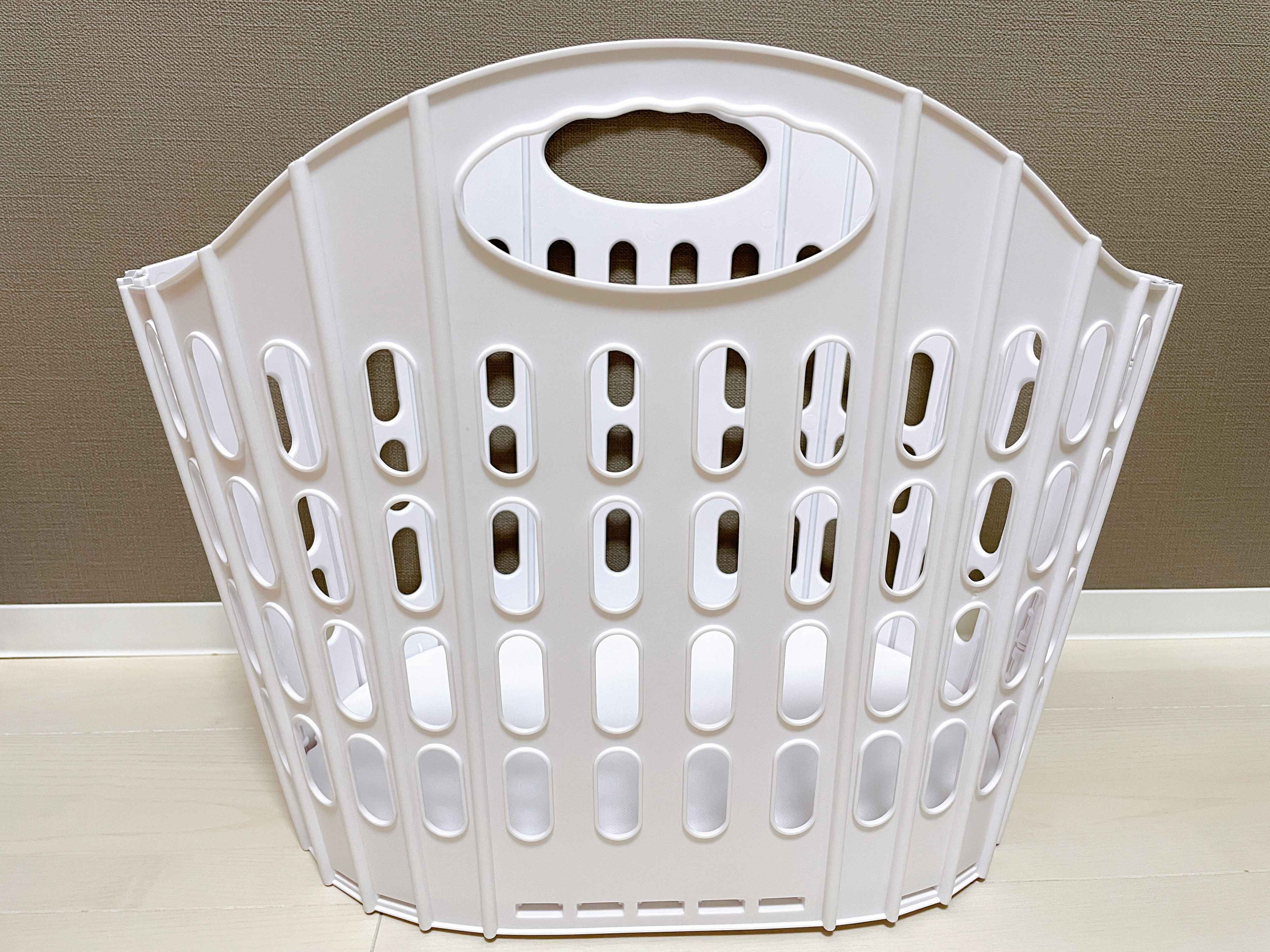 1度使ったら手放せない！折りたためるランドリーバスケット