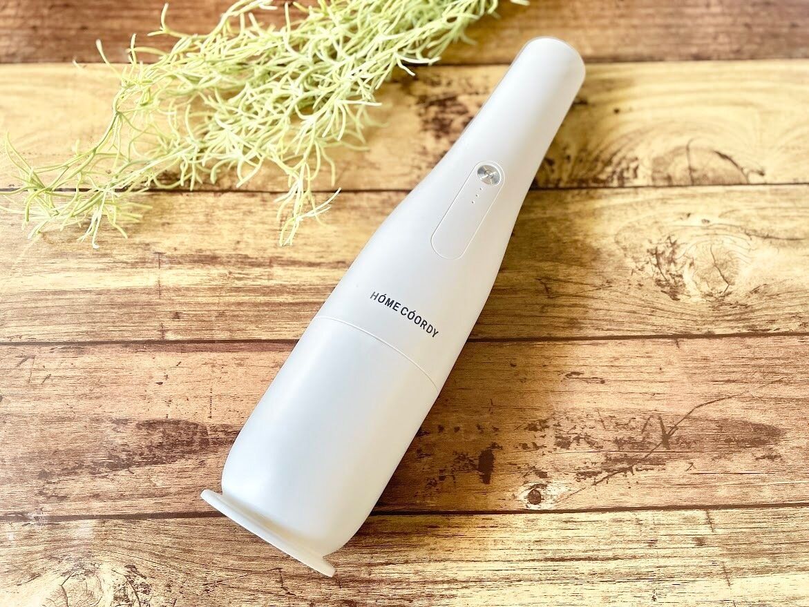 【イオン】掃除機に見えない！見えるところに置きやすいハンディクリーナー