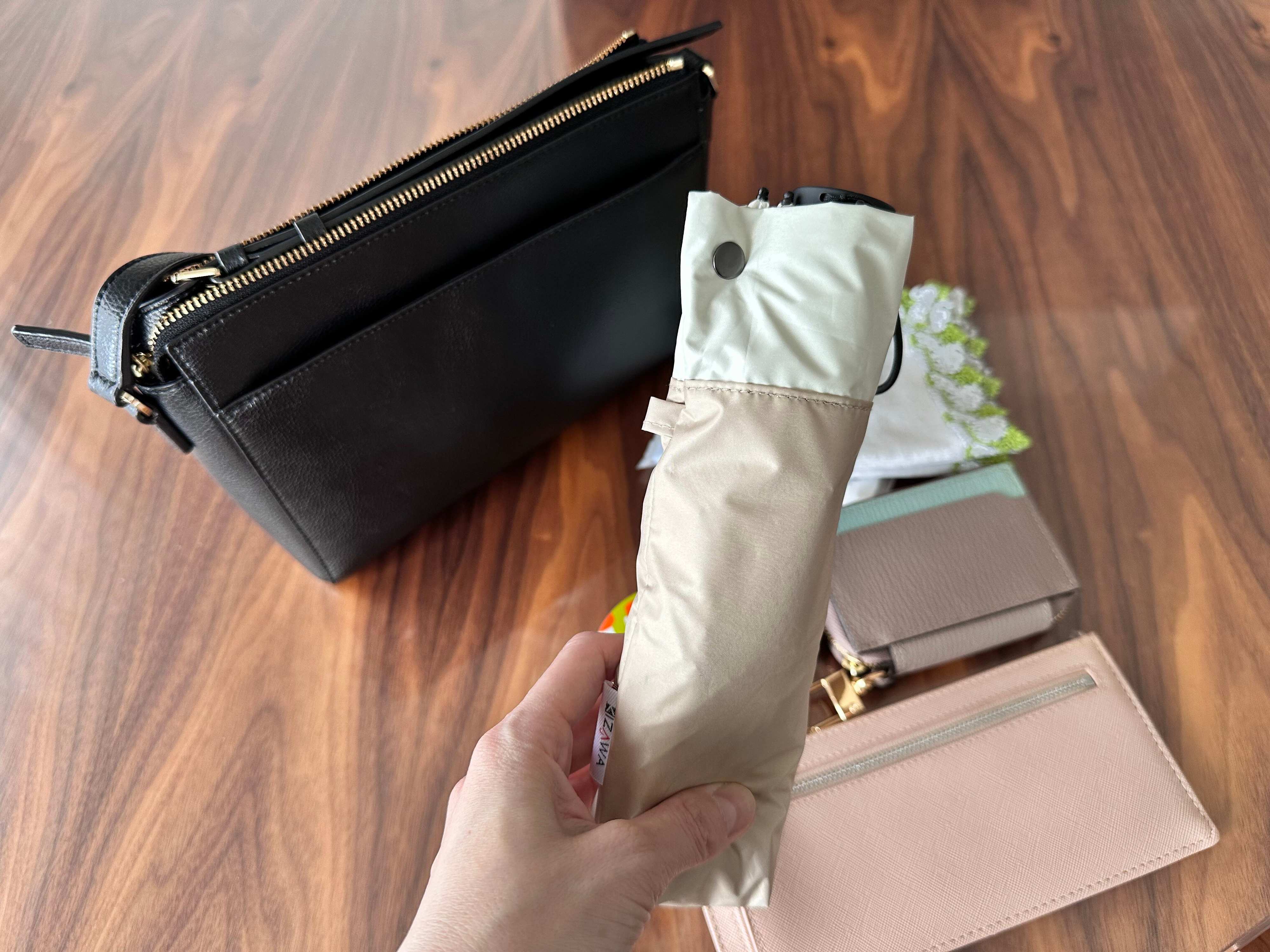 【楽天】超軽量コンパクト！365日バッグに忍ばせておきたくなる晴雨兼用日傘