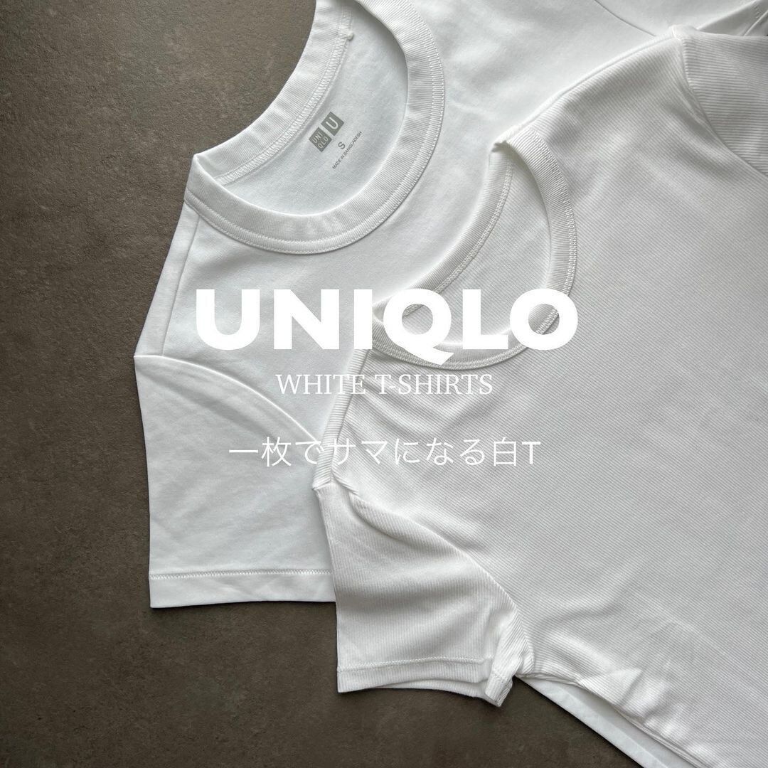 2024年【ユニクロ】徹底比較！この夏大活躍する「白Tシャツ」はコレ