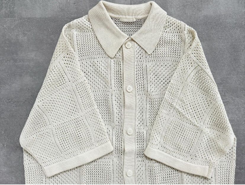 【GU】メンズアイテムも要チェック！おしゃれ女子愛用「ウォッシャブルメッシュニットシャツ」はマストバイ