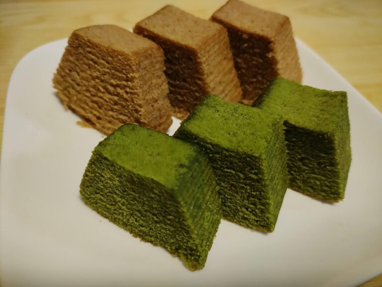 お茶の香りがたまらない！「無印良品」のお茶系バウムを食べてみました。