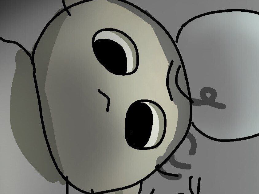 真顔の赤ちゃんと目が合う早朝5時の光景。目が覚めた瞬間「ホラーだ」と感じたママに共感する人続出