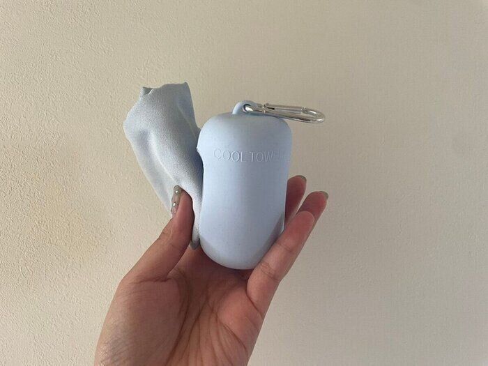 【ダイソー】ぬらしてもモワっと＆イヤな臭いがない！超軽量クールタオル