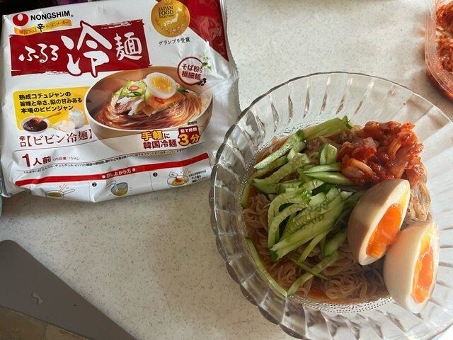 【カルディ】手軽に韓国冷麺。辛ラーメンメーカーのふるる冷麺が辛くて美味しい！
