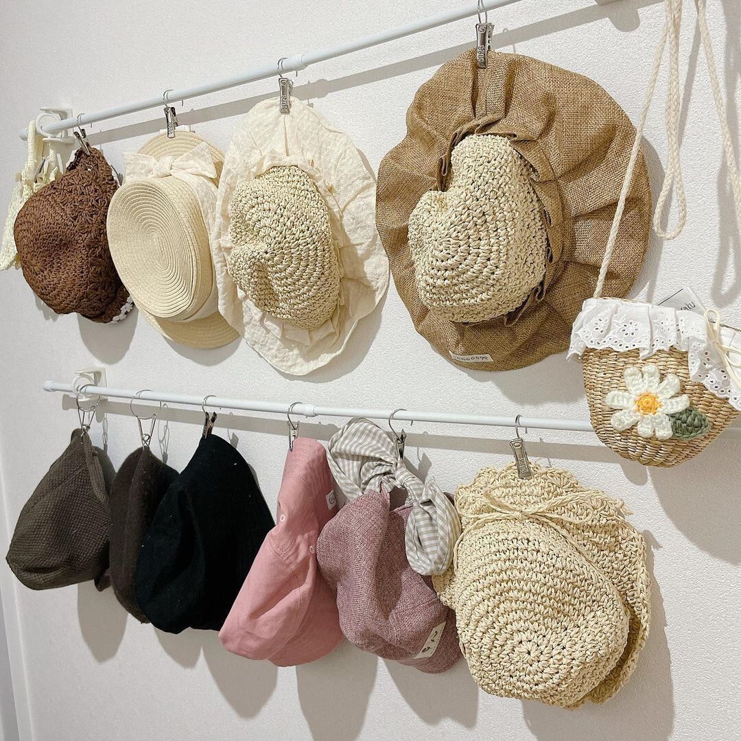 帽子収納アイデア32選！100均や無印の便利アイテムを一挙紹介