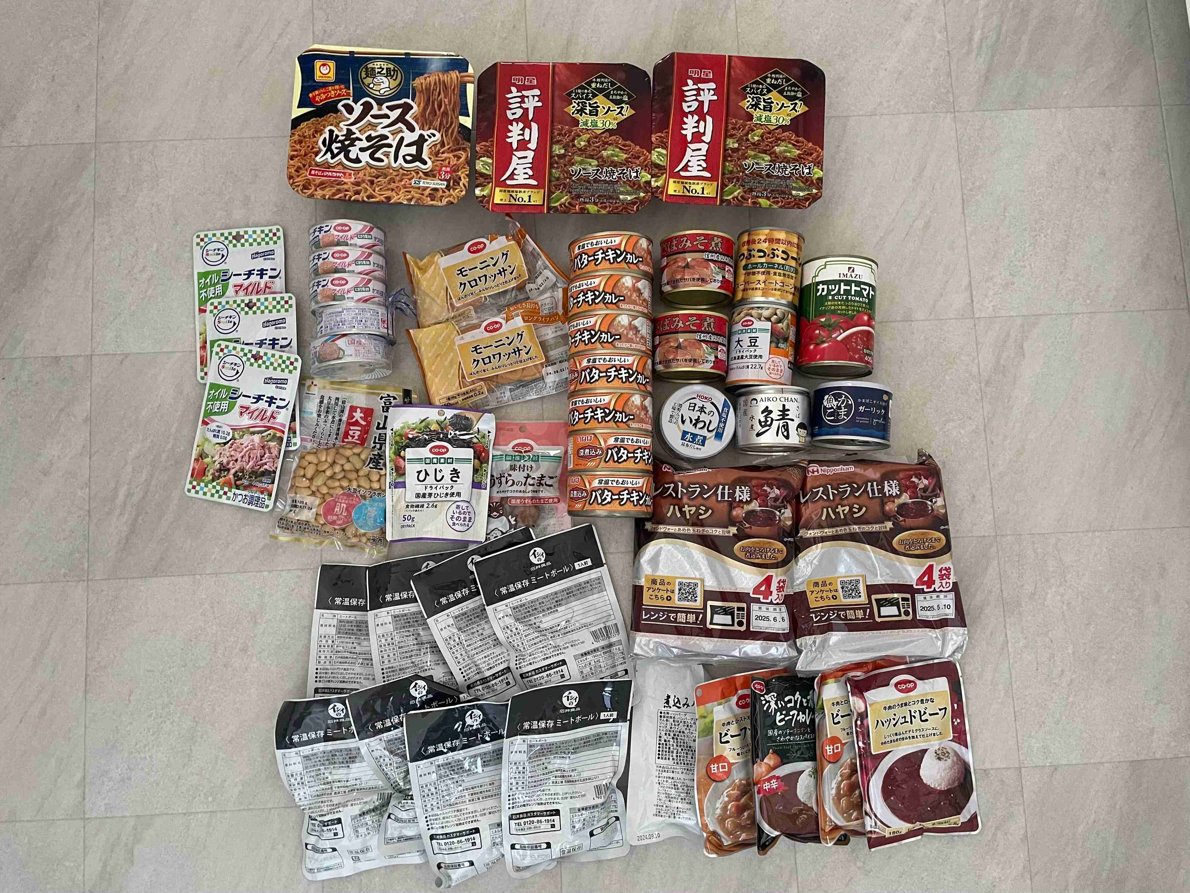 【我が家の防災】ローリングストックで何日生きていける？！我が家の食事ストックを紹介