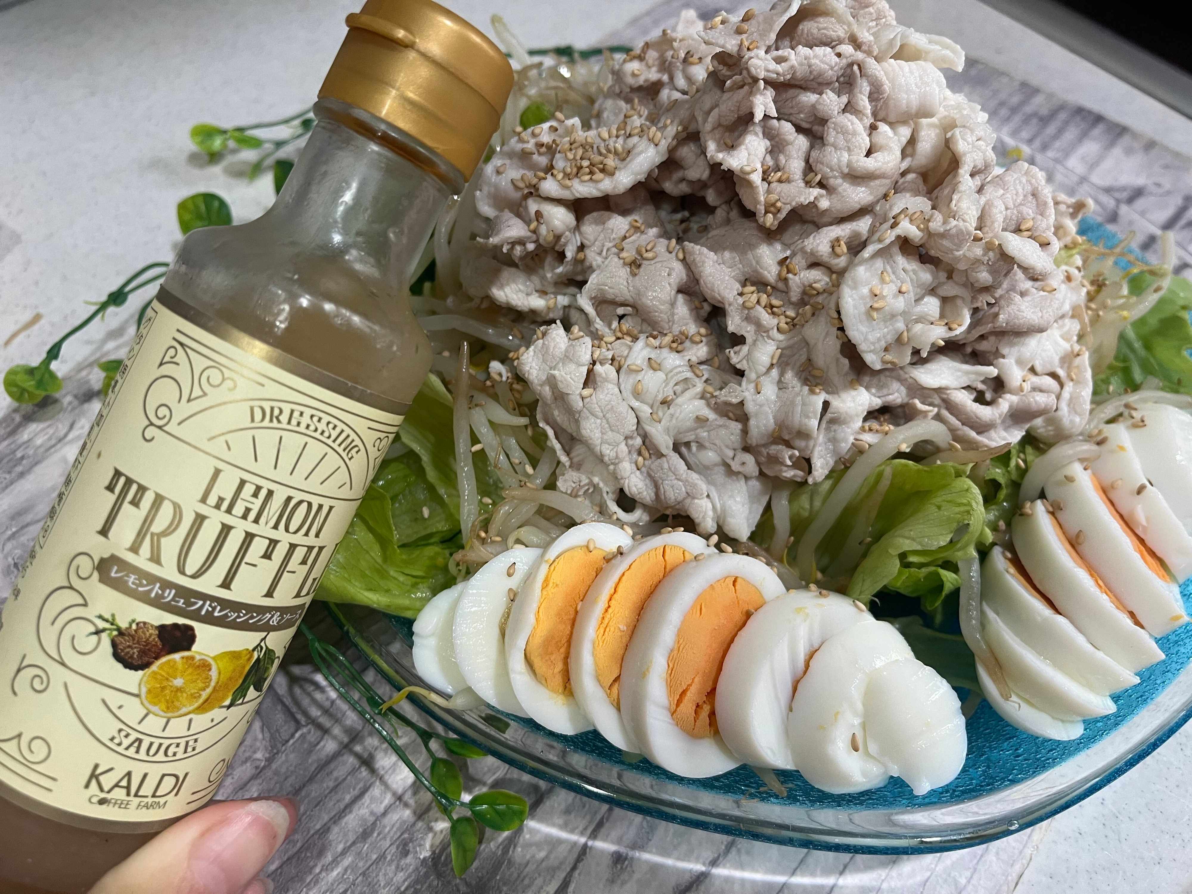 【カルディ】肉も魚も野菜にも！何にでも合うレモントリュフドレッシング＆ソース