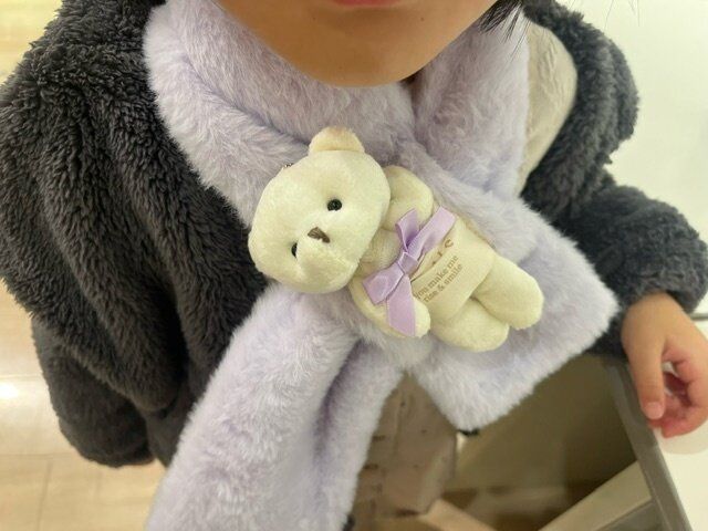 【3COINS】なにこれ！超可愛い！取り外しも可能なぬいぐるみ付きマフラーが可愛すぎる