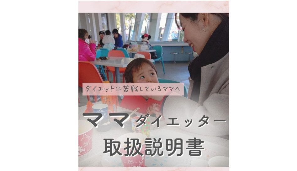 【13kg痩せに成功！】苦戦しているママたちへ、痩せる秘訣を伝授！「ママダイエッターの取扱説明書」