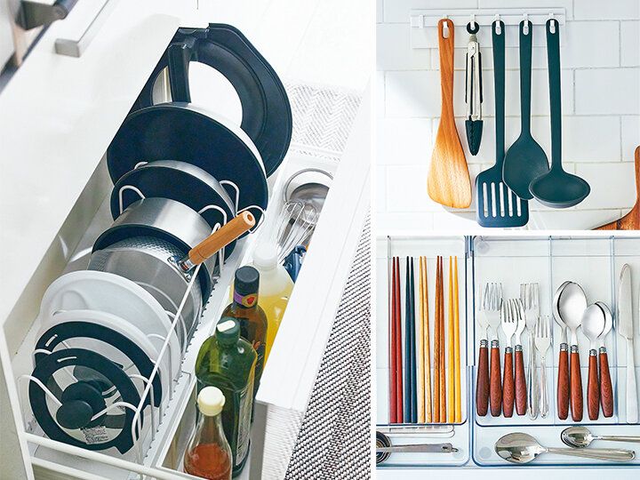 収納のプロ104人がアンサー／物が多くても困らない！家事ラクキッチンの作り方