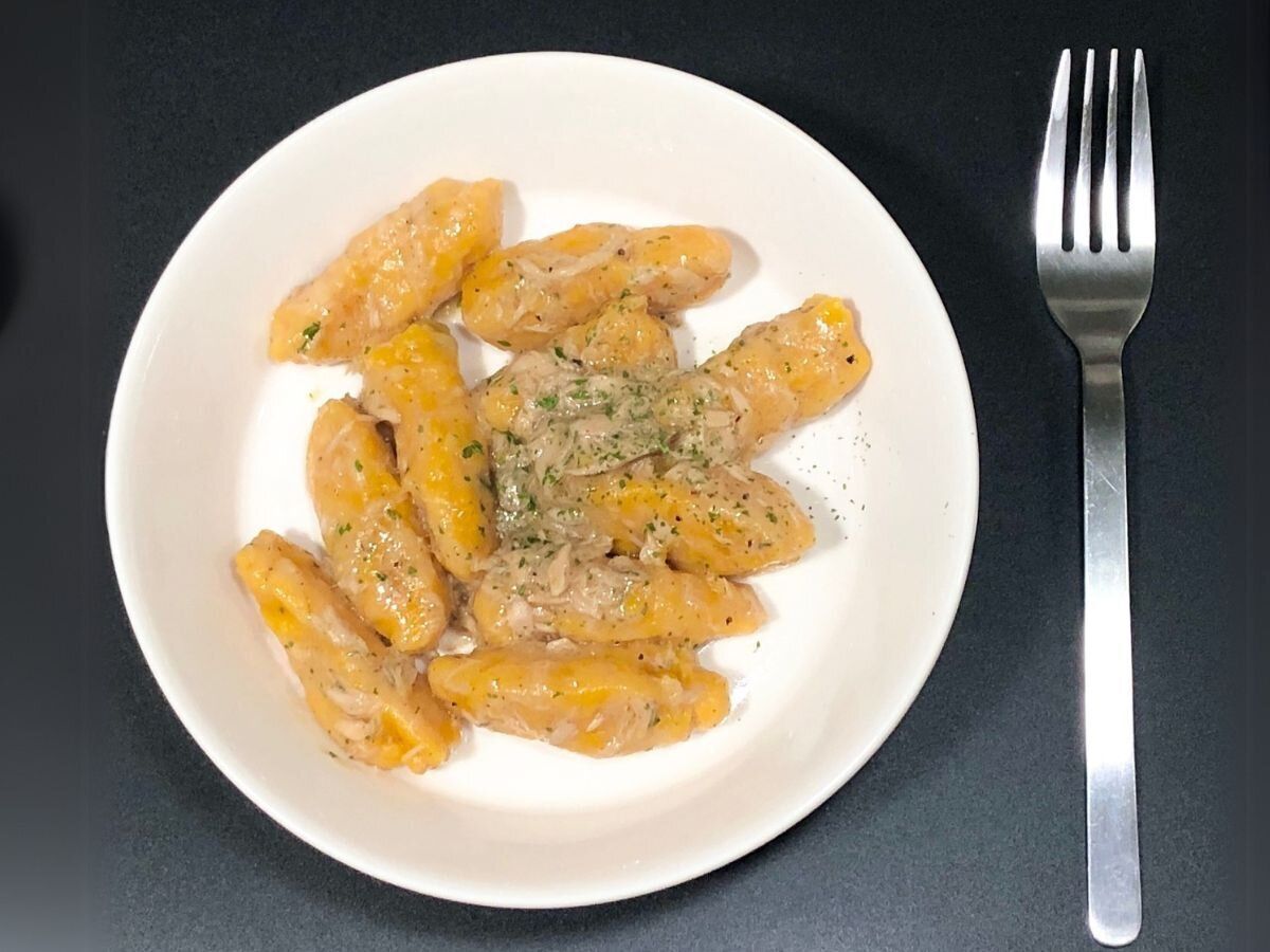 【保存版】ツナで和える簡単ニョッキの作り方｜もっちりふわふわカボチャのニョッキはおもてなしランチにも