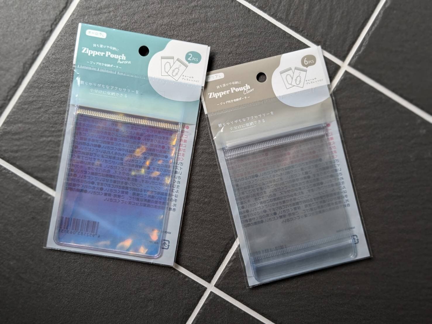 【セリア】買うならオーロラよりクリア！バズり収納アイテム『ジップ付き収納ポーチ』