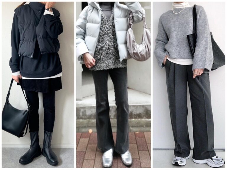 【GU・ユニクロ】おしゃれな人はモノトーンが得意！アラフォーお手本コーディネート7選