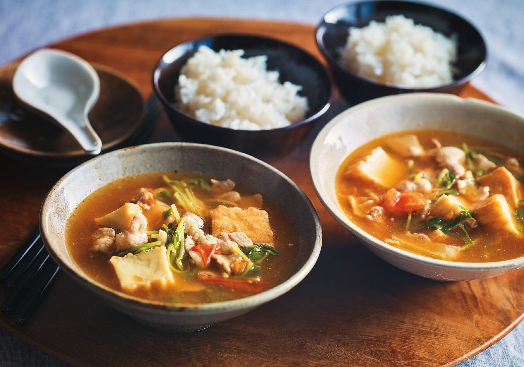 ご飯やパンを添えるだけ！多くの食材も不要！大満足の一皿完結スープレシピ