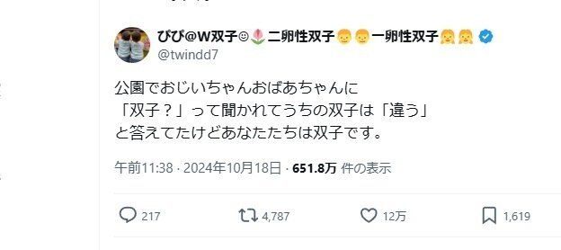 公園で「双子？」と聞かれるも、ナゼか「違う」と答えた正真正銘の双子！2歳児ならではのかわいすぎるその理由とは!?