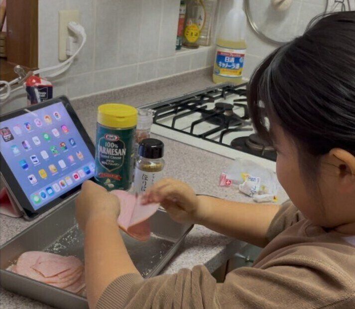 久しぶりの19時帰宅！娘が夕食を作ってくれていた