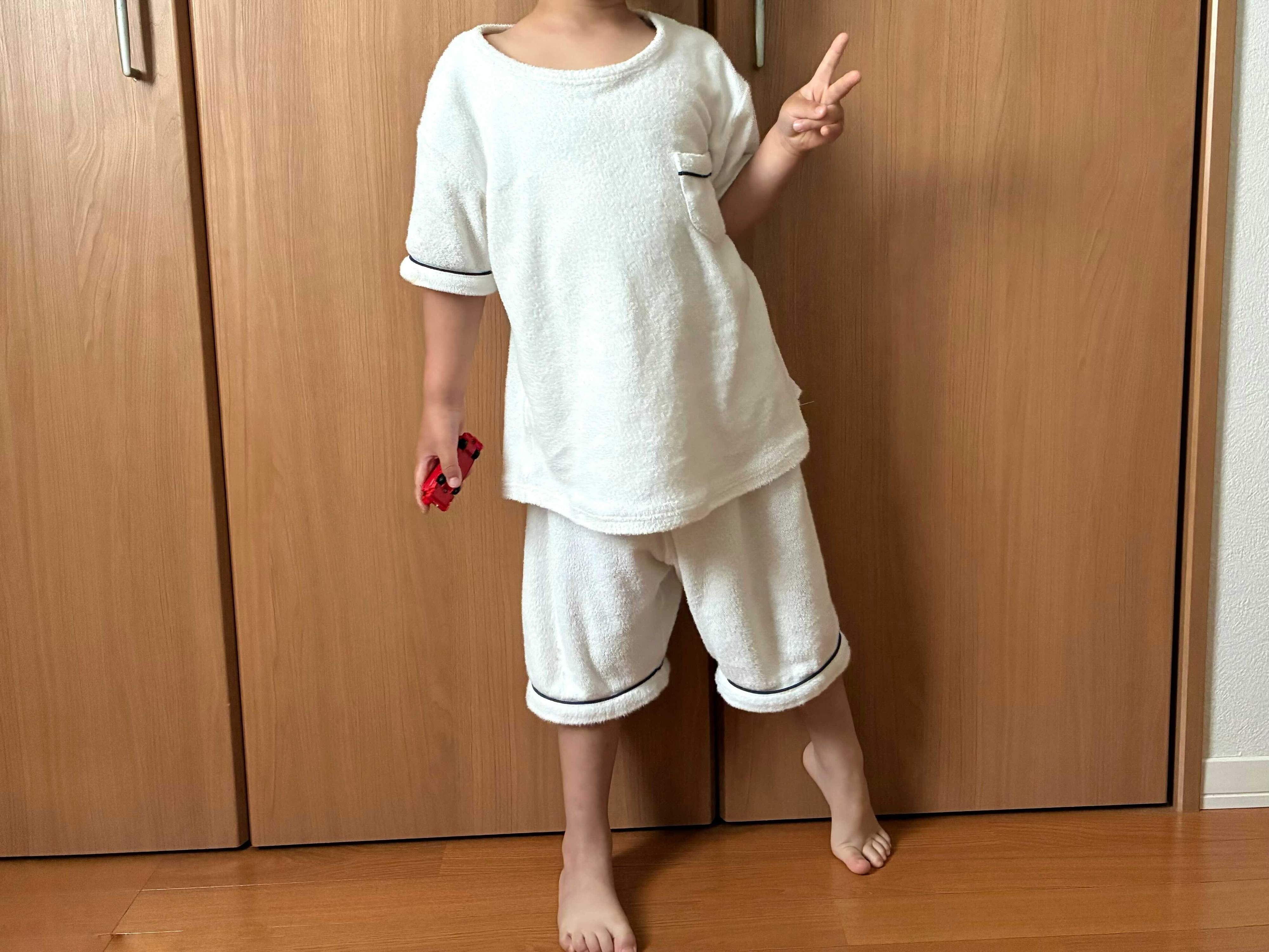 【無印】着るタオル子ども用ルームウェアがかわいい&着心地バツグンで最高すぎた！