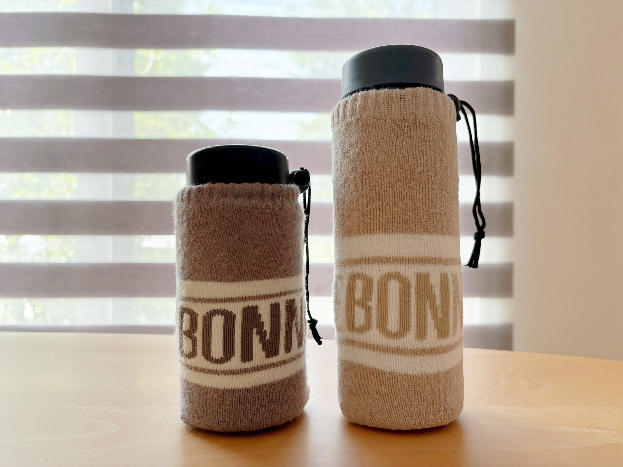 【ダイソー】夏に向けて思った以上にお役立ち！ニットペットボトルカバー