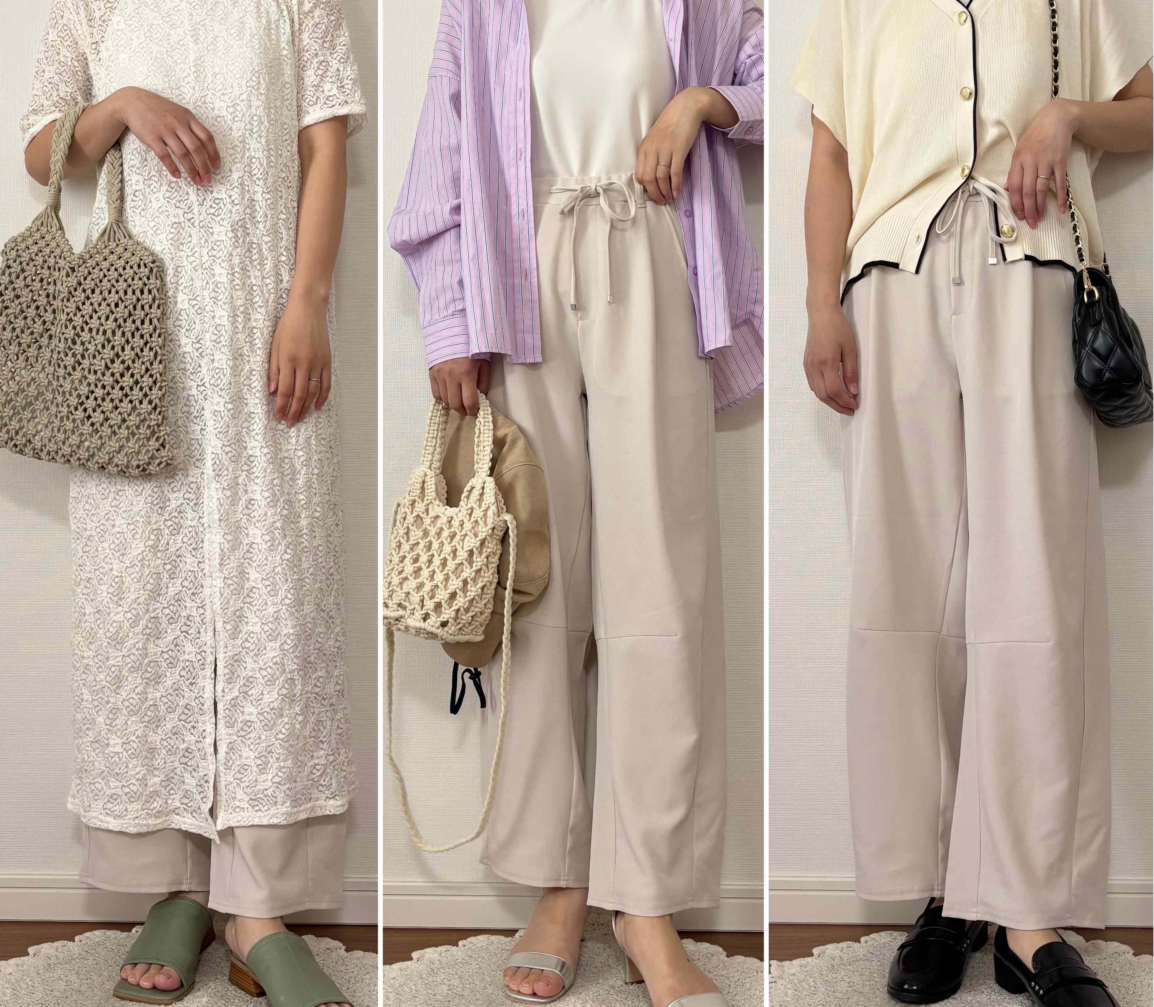 【しまむら】1,639円バレルレッグパンツは履くだけですぐ垢抜ける!?計算されたシルエットはプチプラに見えない