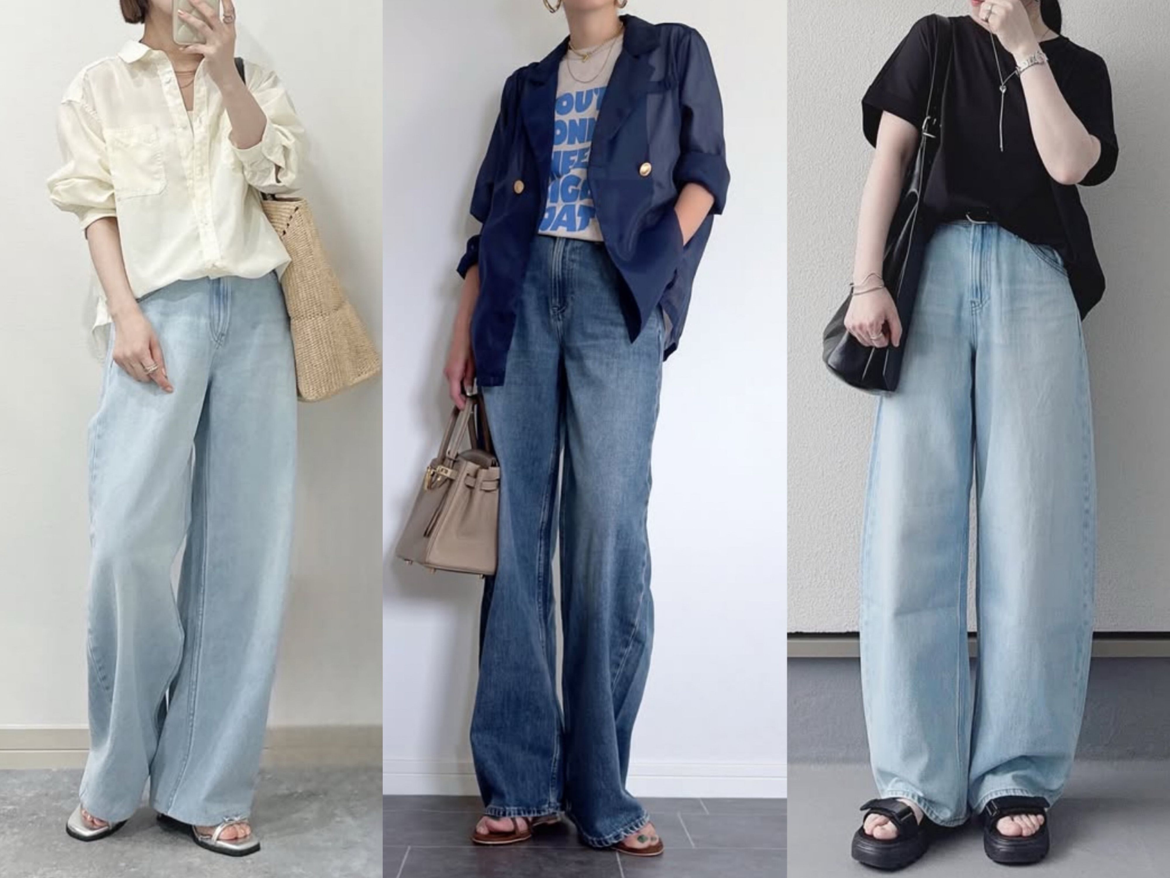 【ユニクロ】次にバズるのはこのデニム！「バギーカーブパンツ」お手本コーディネートまとめ