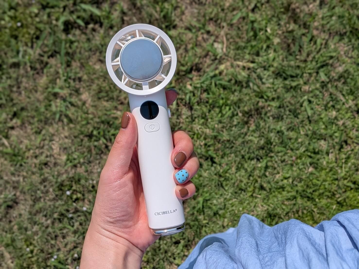 【楽天1位】体感温度-25℃!?約1秒でスグ冷たい！“2025年最新版”「冷却ハンディファン」の購入レポ