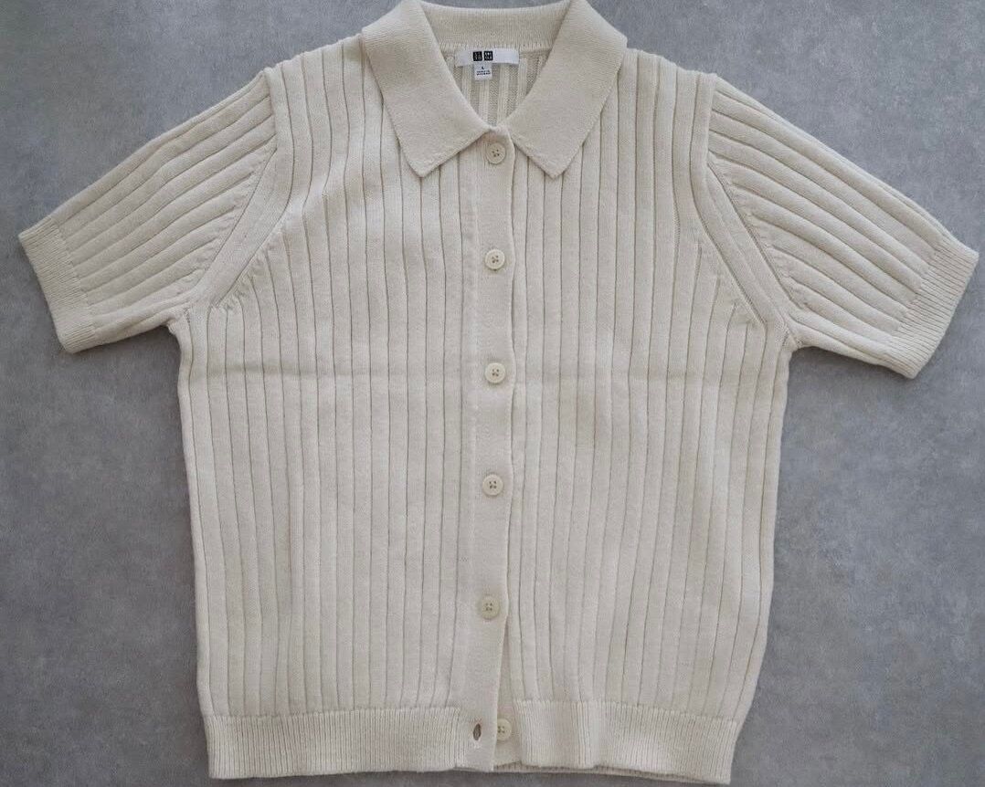 【ユニクロ】次バズるのはコレ！「リブポロカーディガン半袖」着回しコーディネート4選