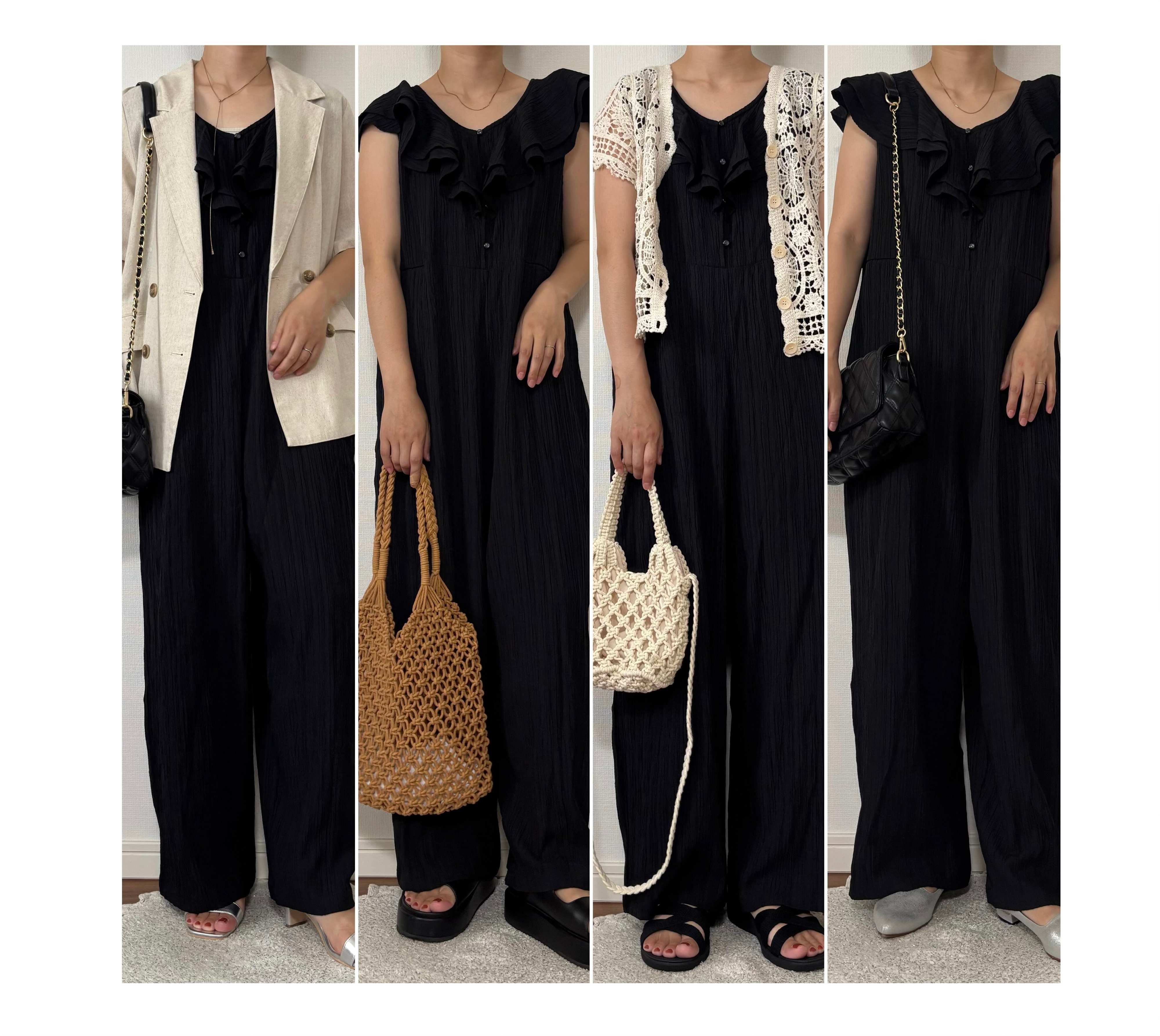 【しまむら】暑い日はこれ一択！1,969円の楽ちん楊柳オールインワンでコーデにもう悩まない