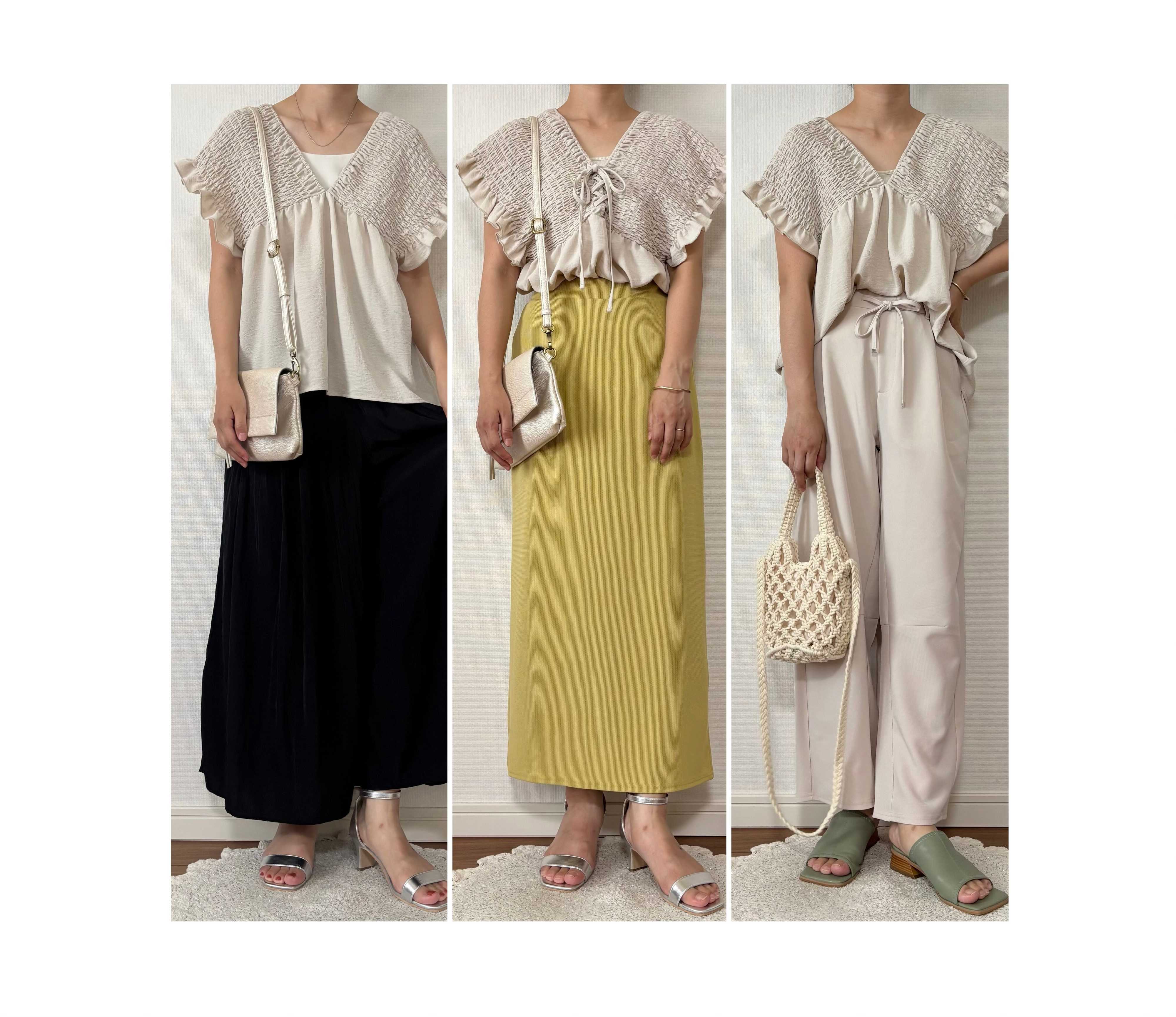 【しまむら】大人気シャーリングブラウス1639円は見つけたら即買い必須！大人女子が買うならこの形がおすすめ！