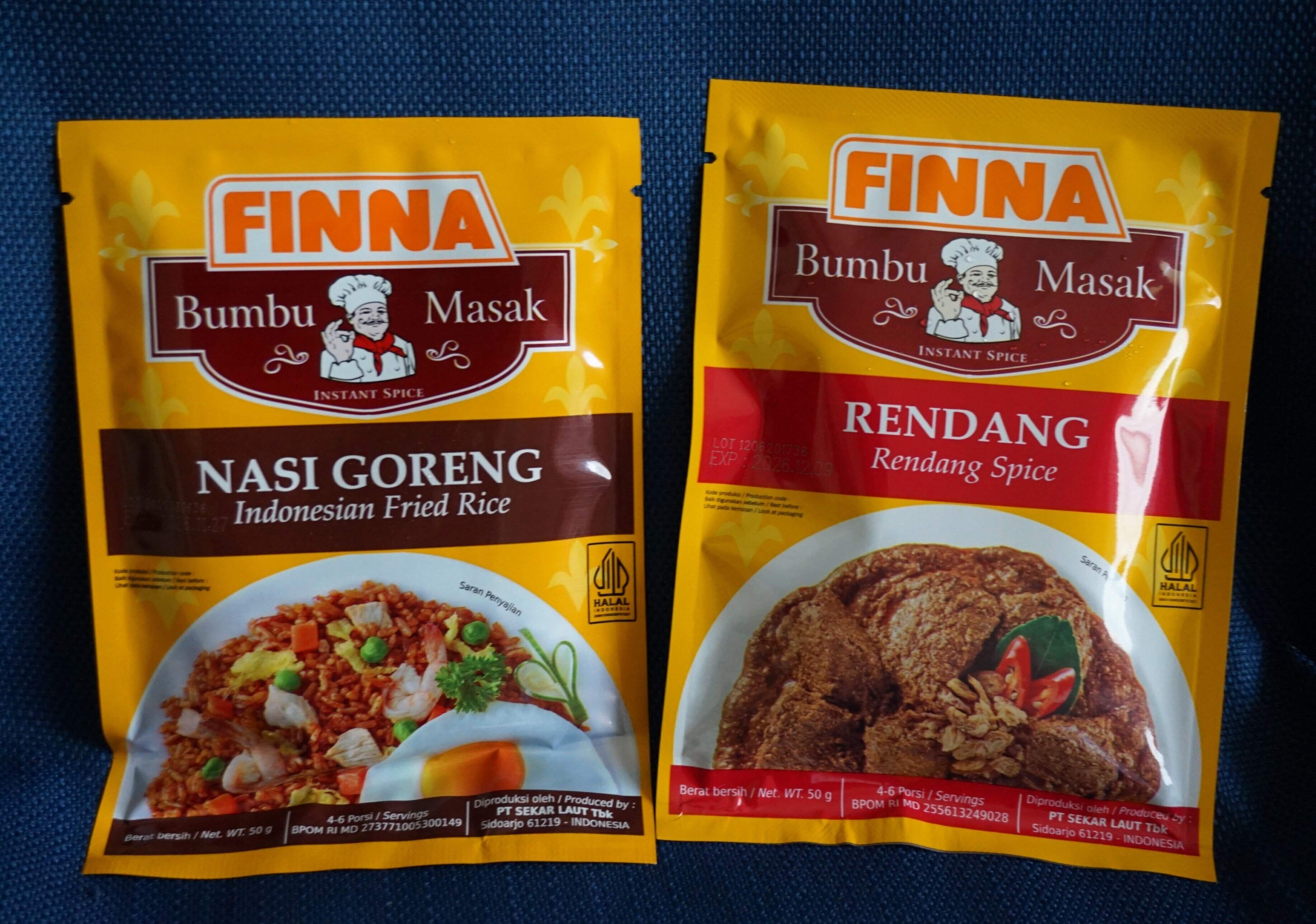 【業務スーパー】元在住者おすすめ！インドネシアのレトルト調味料「FINNA」のナシゴレンとルンダンをご紹介いたします。