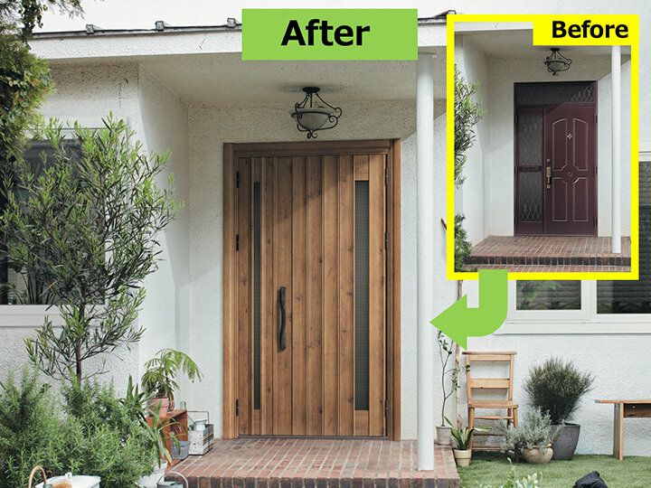 たった１日（※1）でリフォーム完了！もっと安心、便利、素敵に!!玄関ドア・引戸を新調しよう！