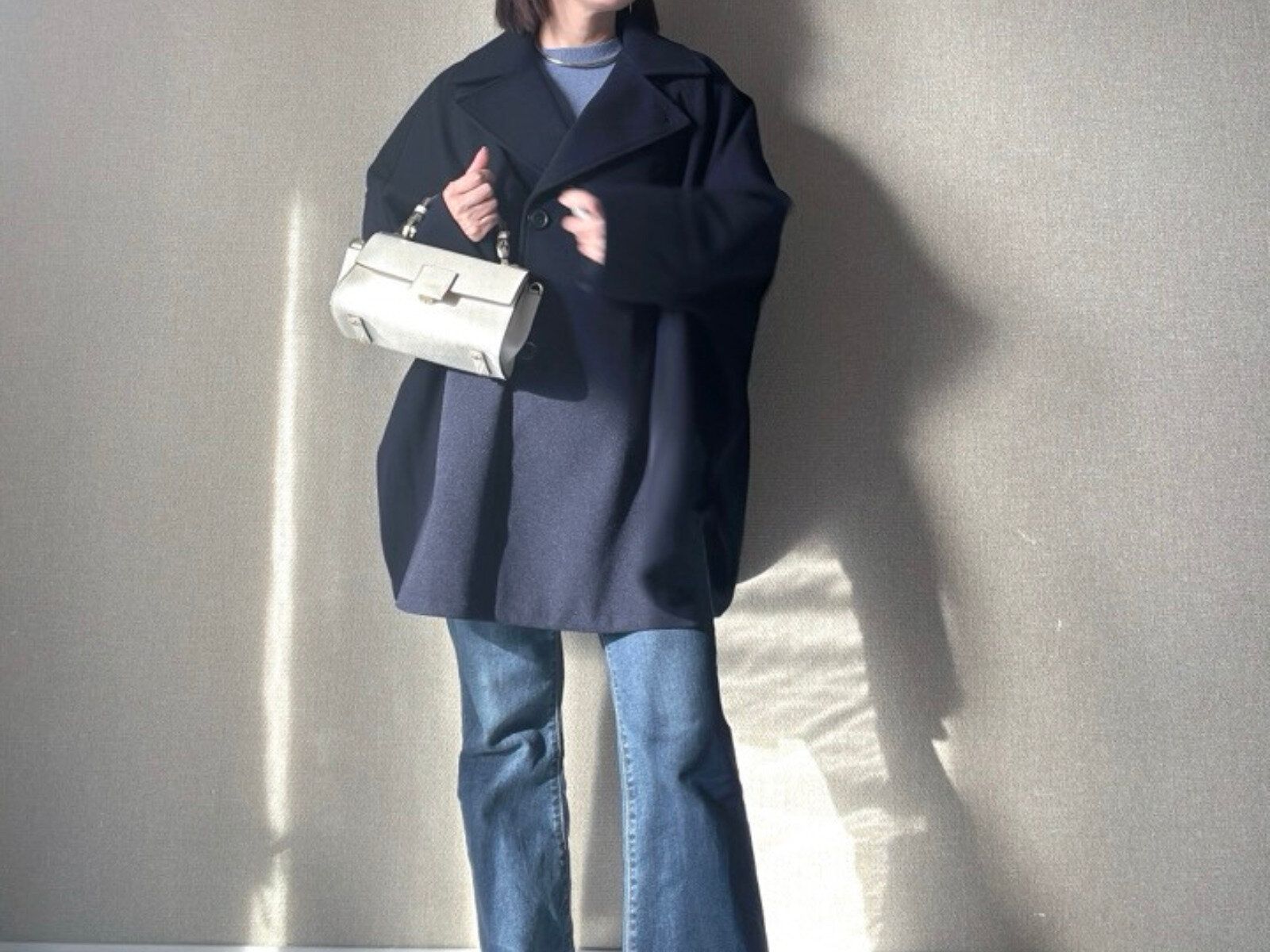 【GU】冬コートがもう2,000円OFFに！綺麗め体型カバーアウターはすでに品薄だから急いで！