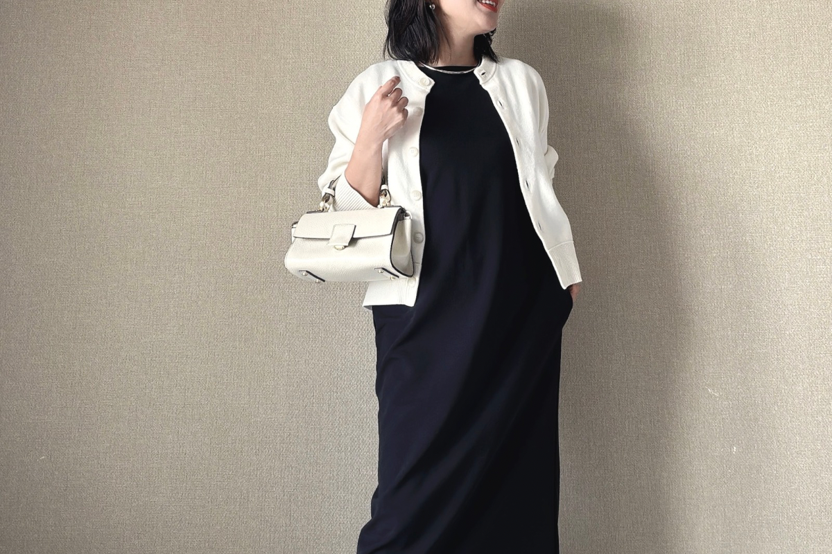 【ユニクロ】バズってるワンピースは即カゴイン！脚の長さをごまかしてスタイルアップ