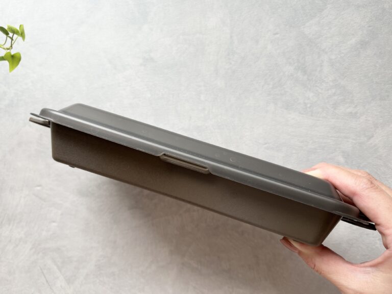 グリル洗いのストレスゼロ！ダイソーの550円「レンジ調理マルチトレー」が1台4役
